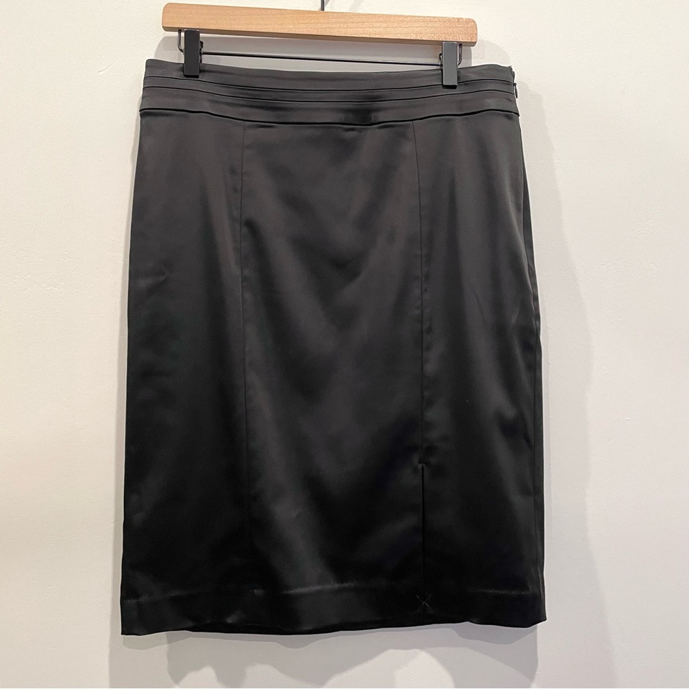 White House Black Market Satin Pencil Skirt